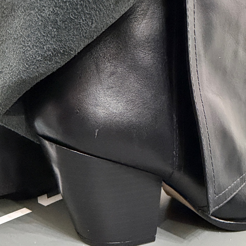 Bianca Mid-Block Leather Bootsquare Point8.5 B 3”Square Heelnwt In Box — image 7 of 8